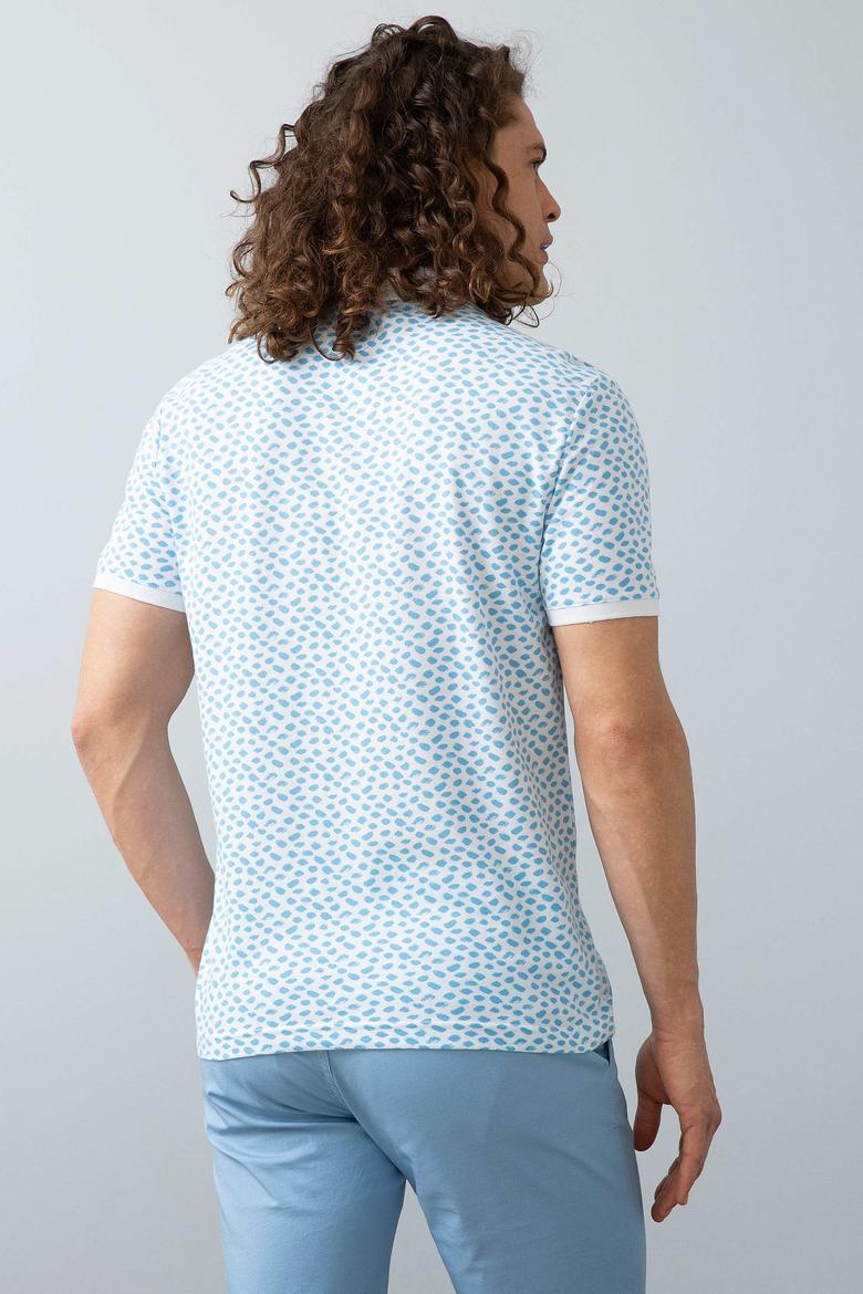 Erkek Mavi T-shirt - 50199681023