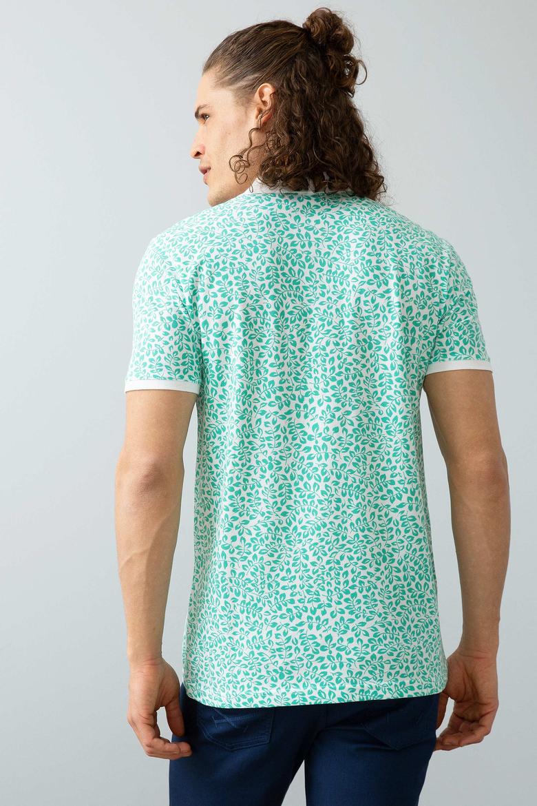 Erkek Mint Yeşili Polo Yaka T-Shirt - 50199682015