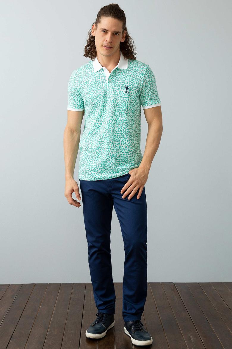 Erkek Mint Yeşili Polo Yaka T-Shirt - 50199682015