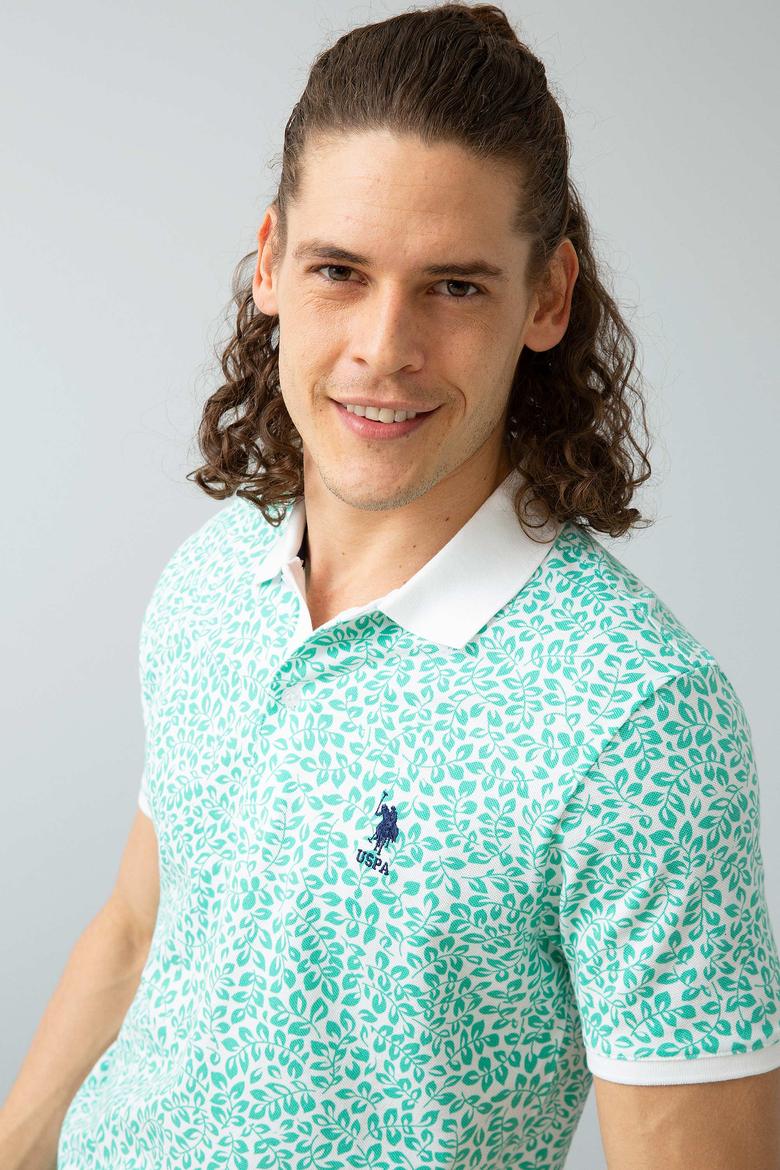 Erkek Mint Yeşili Polo Yaka T-Shirt