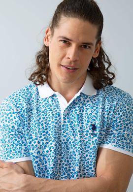 Erkek İndigo Polo Yaka T-Shirt - 50199682022