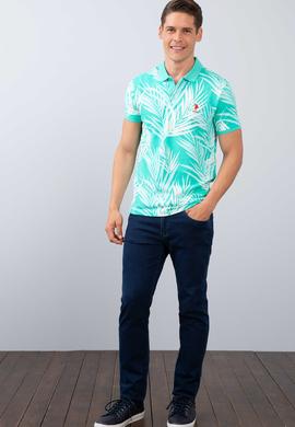 Erkek Mint Yeşili Polo Yaka T-Shirt - 50199683036