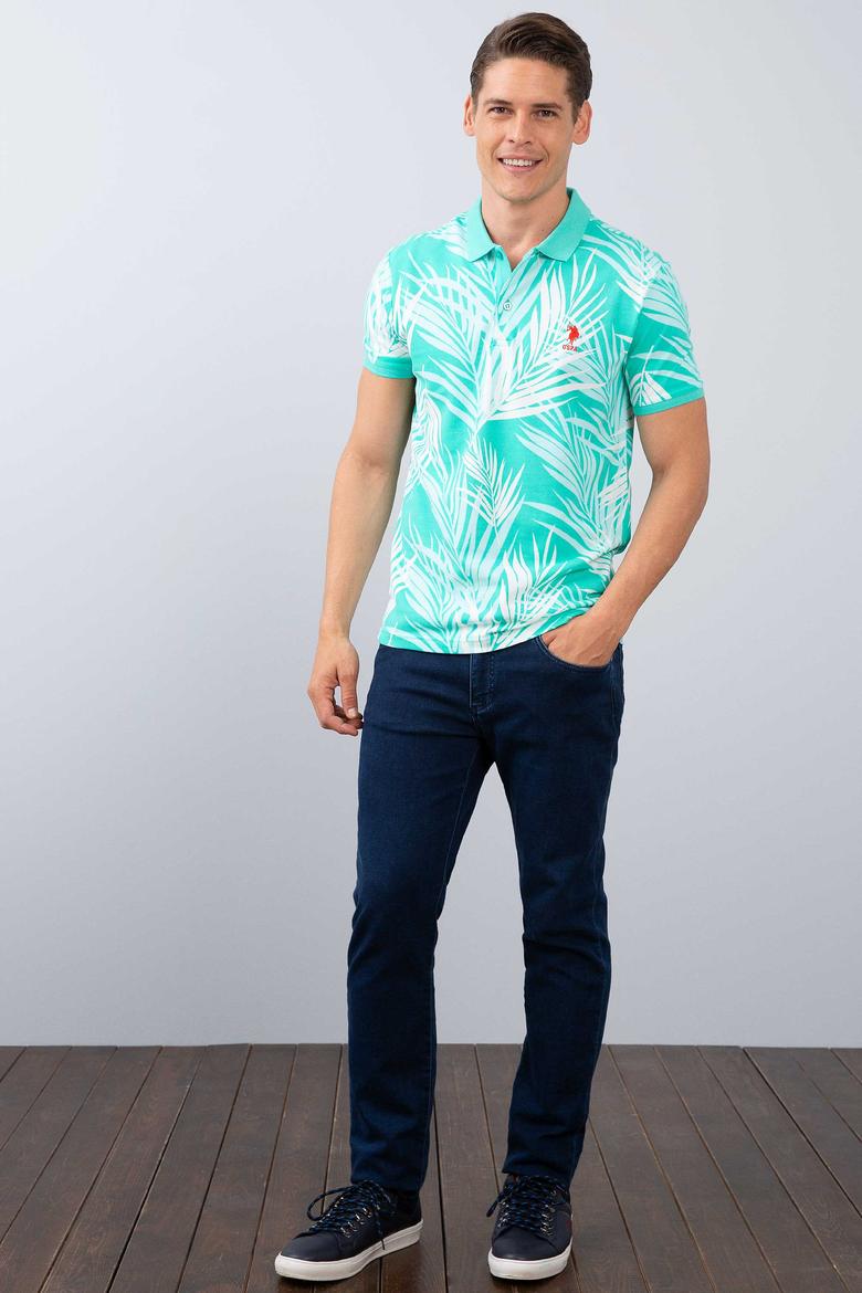 Erkek Mint Yeşili Polo Yaka T-Shirt - 50199683036