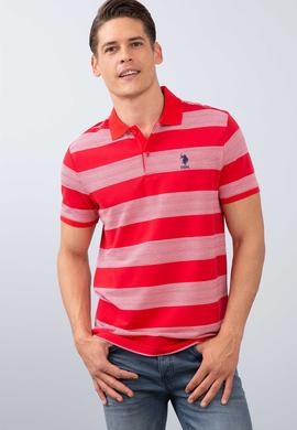 Erkek Kırmızı Polo Yaka T-Shirt - 50199685029