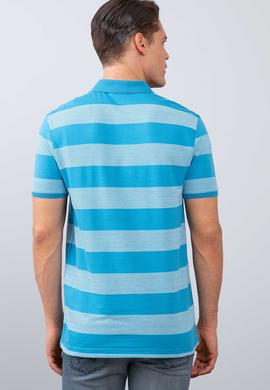 Erkek İndigo Polo Yaka T-Shirt - 50199685033