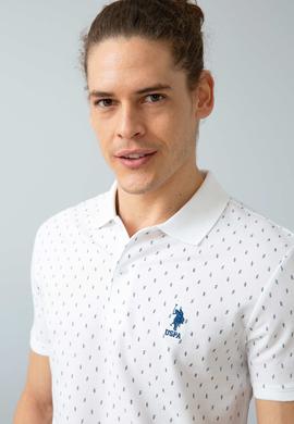 Erkek Beyaz Polo Yaka T-Shirt - 50199688004