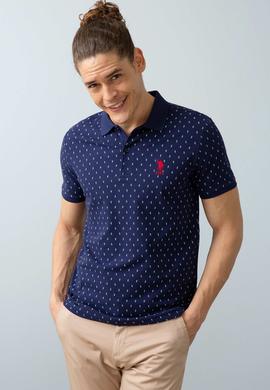 Erkek Lacivert Polo Yaka T-Shirt - 50199688018