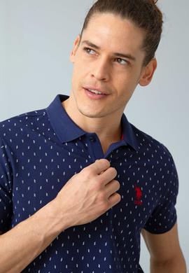 Erkek Lacivert Polo Yaka T-Shirt - 50199688018