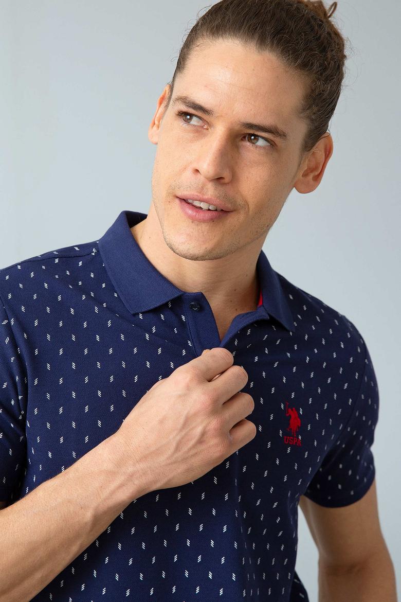 Erkek Lacivert Polo Yaka T-Shirt