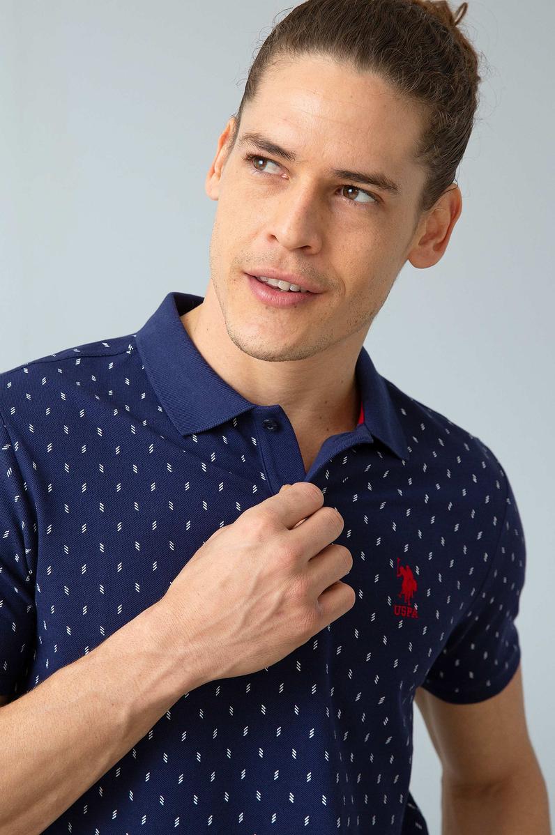 Erkek Lacivert Polo Yaka T-Shirt