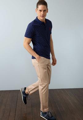 Erkek Lacivert Polo Yaka T-Shirt - 50199688018