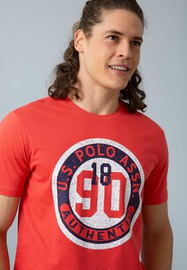 Erkek Nar Çiçeği Bisiklet Yaka T-Shirt - 50199701015