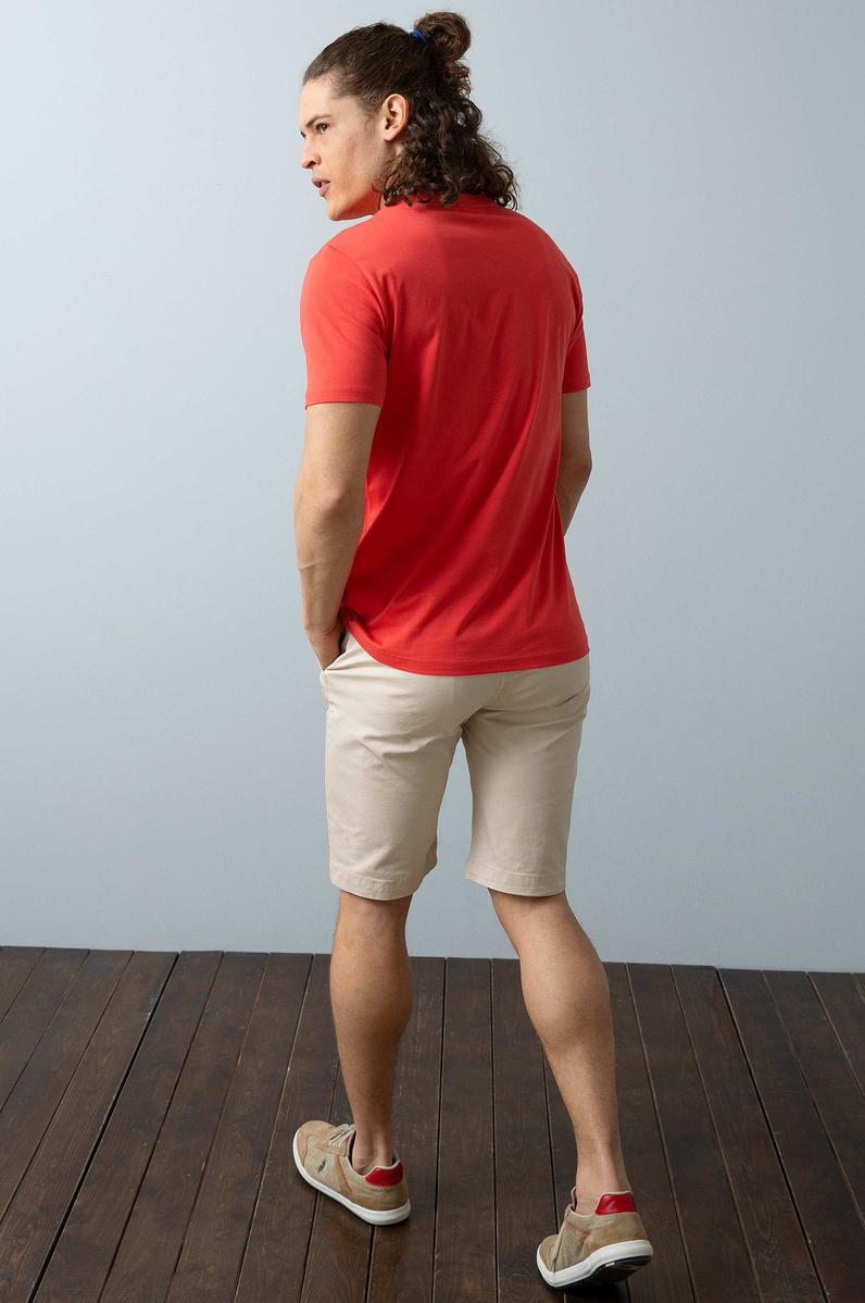 Erkek Bej Dokuma Şort