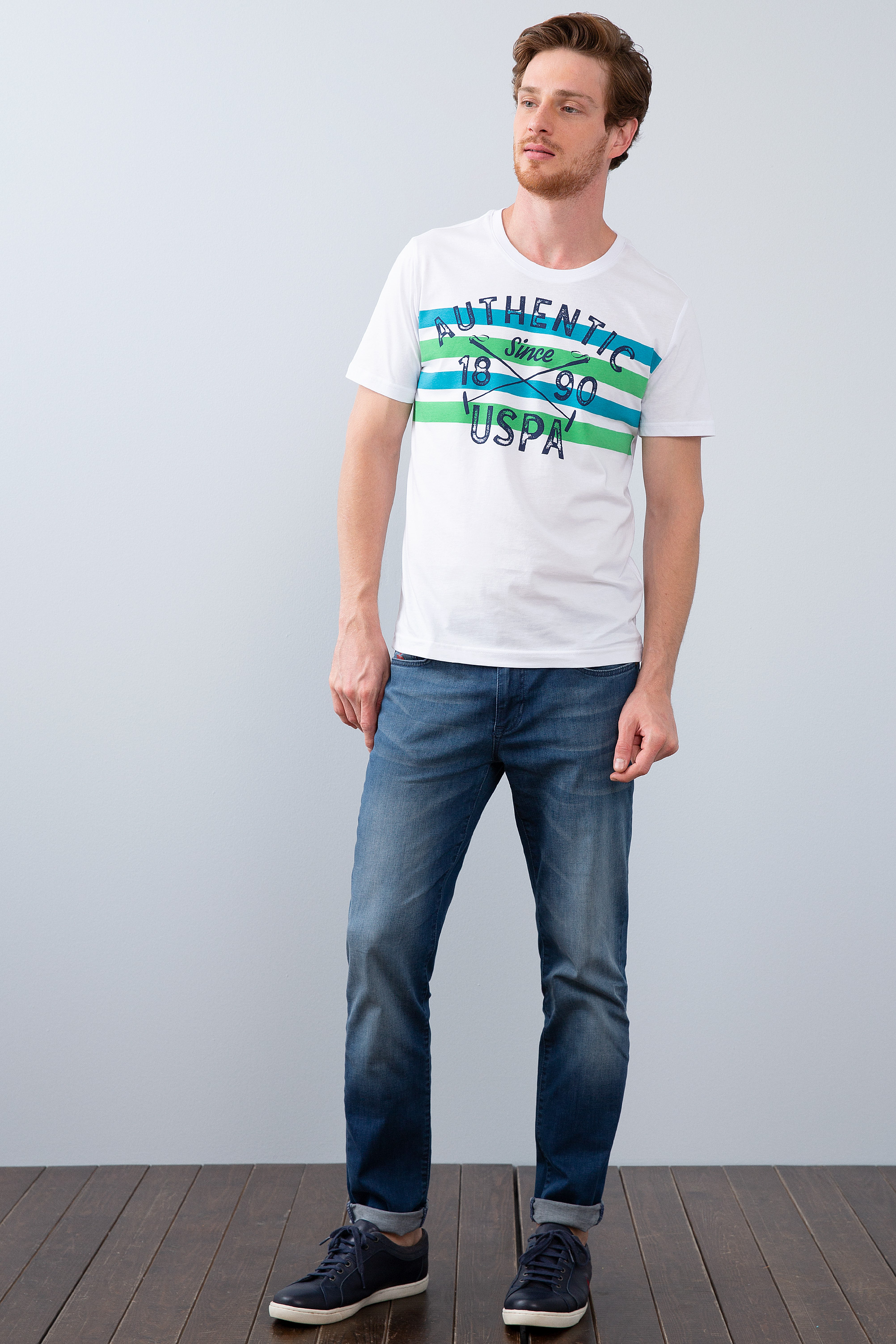 Erkek Yeşil T-shirt - Image 5