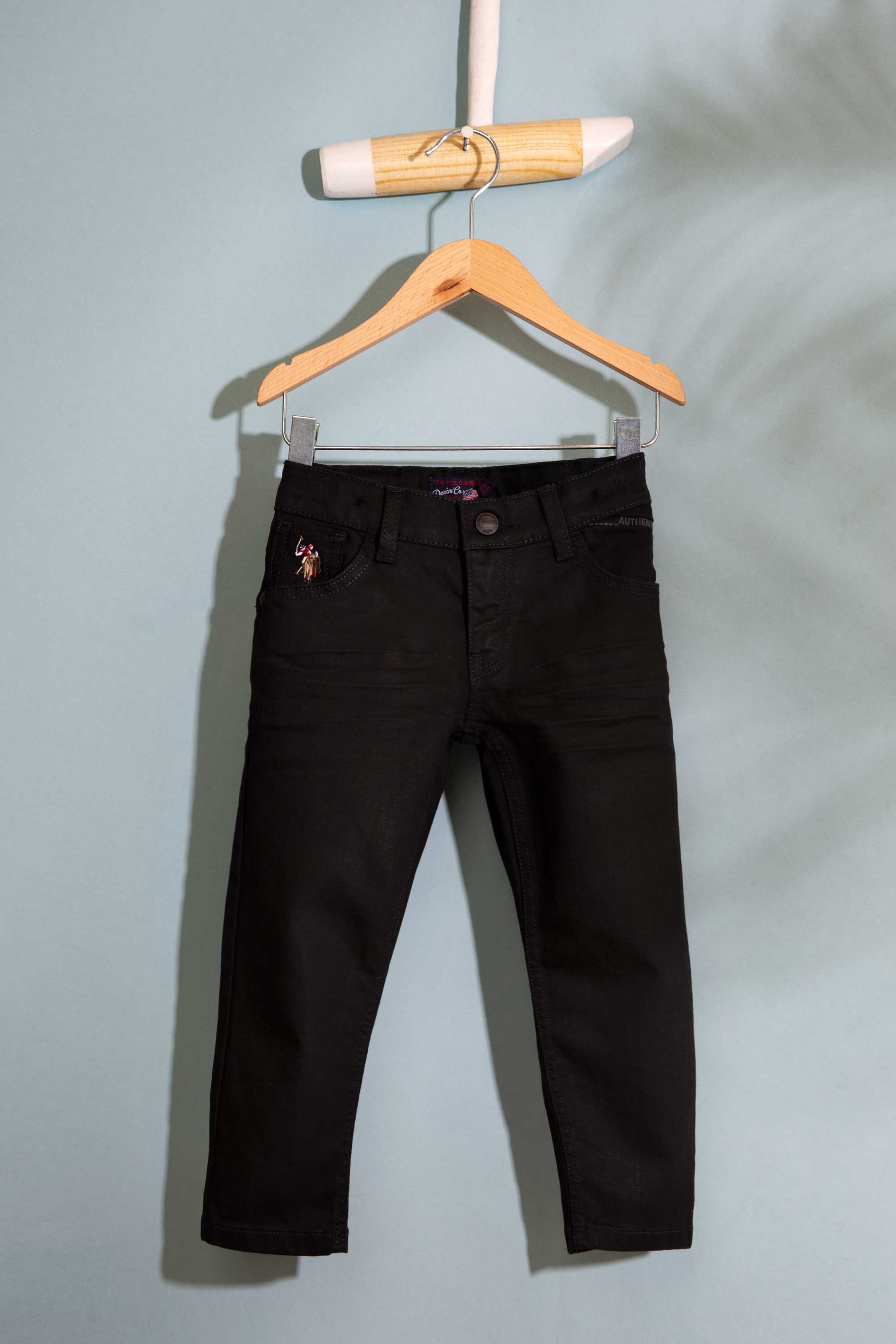 Erkek Çocuk Siyah Denim Pantolon - Image 1