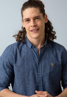 Erkek Lacivert Gömlek - 50199729009