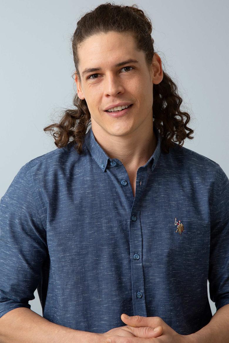 Erkek Lacivert Gömlek