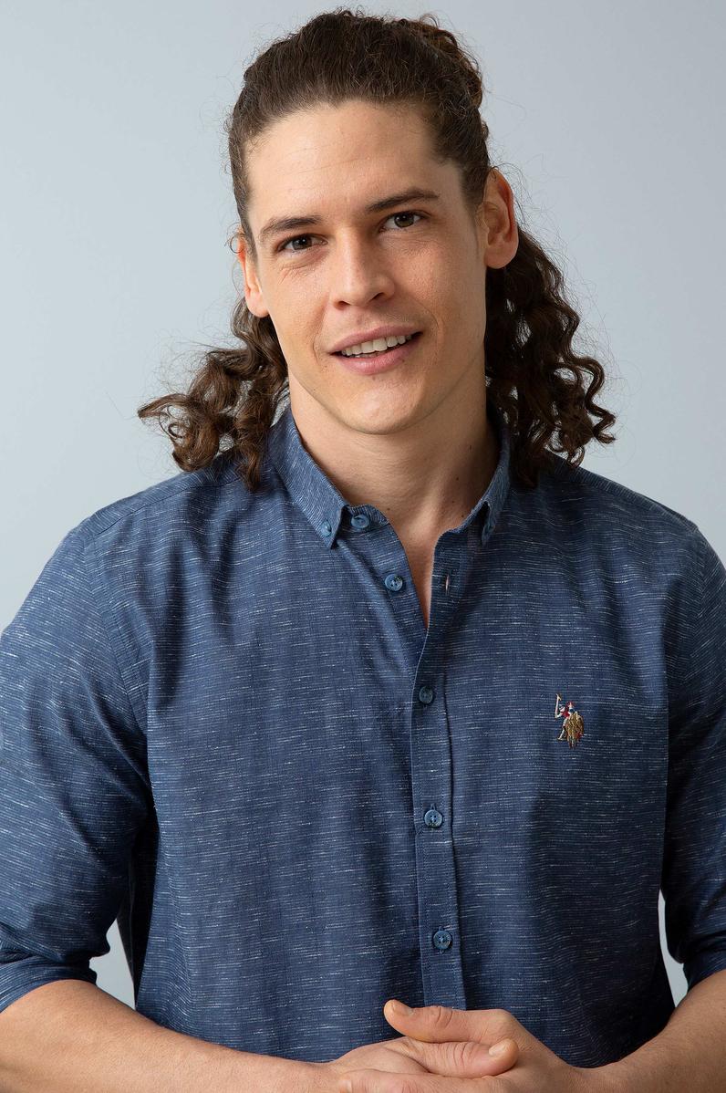 Erkek Lacivert Gömlek