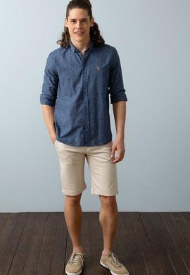 Erkek Lacivert Gömlek - 50199729009