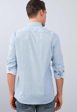 Erkek Mavi Gömlek Uzunkol - 50199744001
