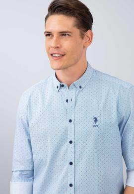 Erkek Mavi Gömlek Uzunkol - 50199744001