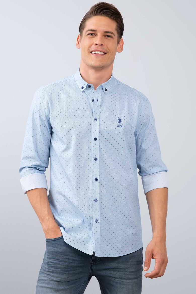 Erkek Mavi Gömlek Uzunkol - 50199744001