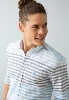 Erkek Mavi Gömlek Uzunkol - 50199754005