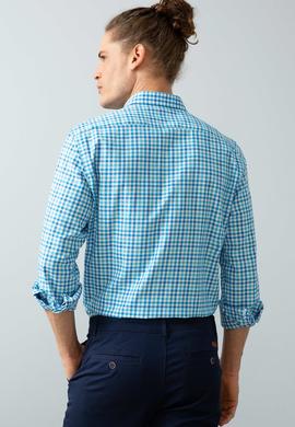 Erkek Mavi Gömlek Uzunkol - 50199762001