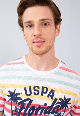 Erkek Koyu Sarı  Bisiklet Yaka T-Shirt - 50199782015