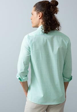 Erkek Mint Uzun Kollu Gömlek - 50199828014