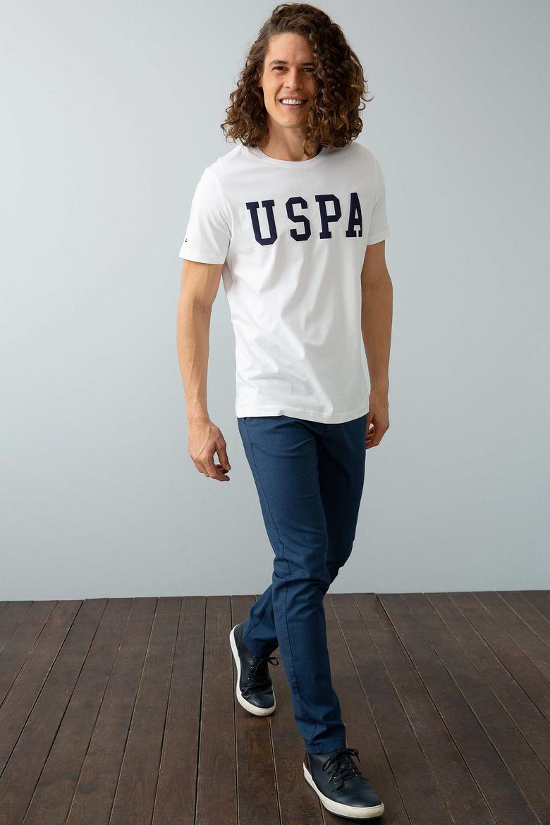 Erkek Beyaz Basic Tişört - 50199830007