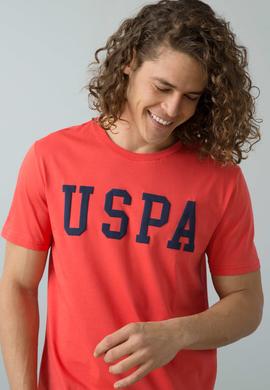 Erkek Nar Çiçeği Bisiklet Yaka T-Shirt Basic - 50199830016