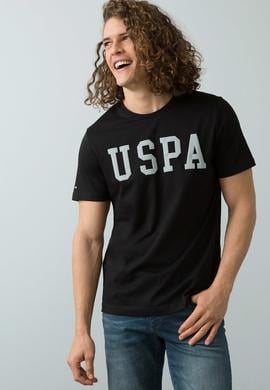 Erkek Siyah Bisiklet Yaka T-Shirt Basic - 50199830077