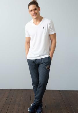 Erkek Beyaz Basic Tişört - 50199834003