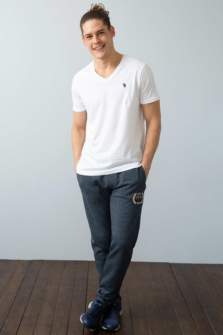 Erkek Beyaz Basic Tişört - 50199834003