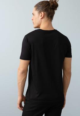 Erkek Siyah Basic Tişört - 50199834013