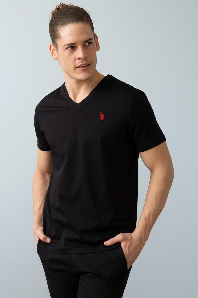 Erkek Siyah Basic Tişört