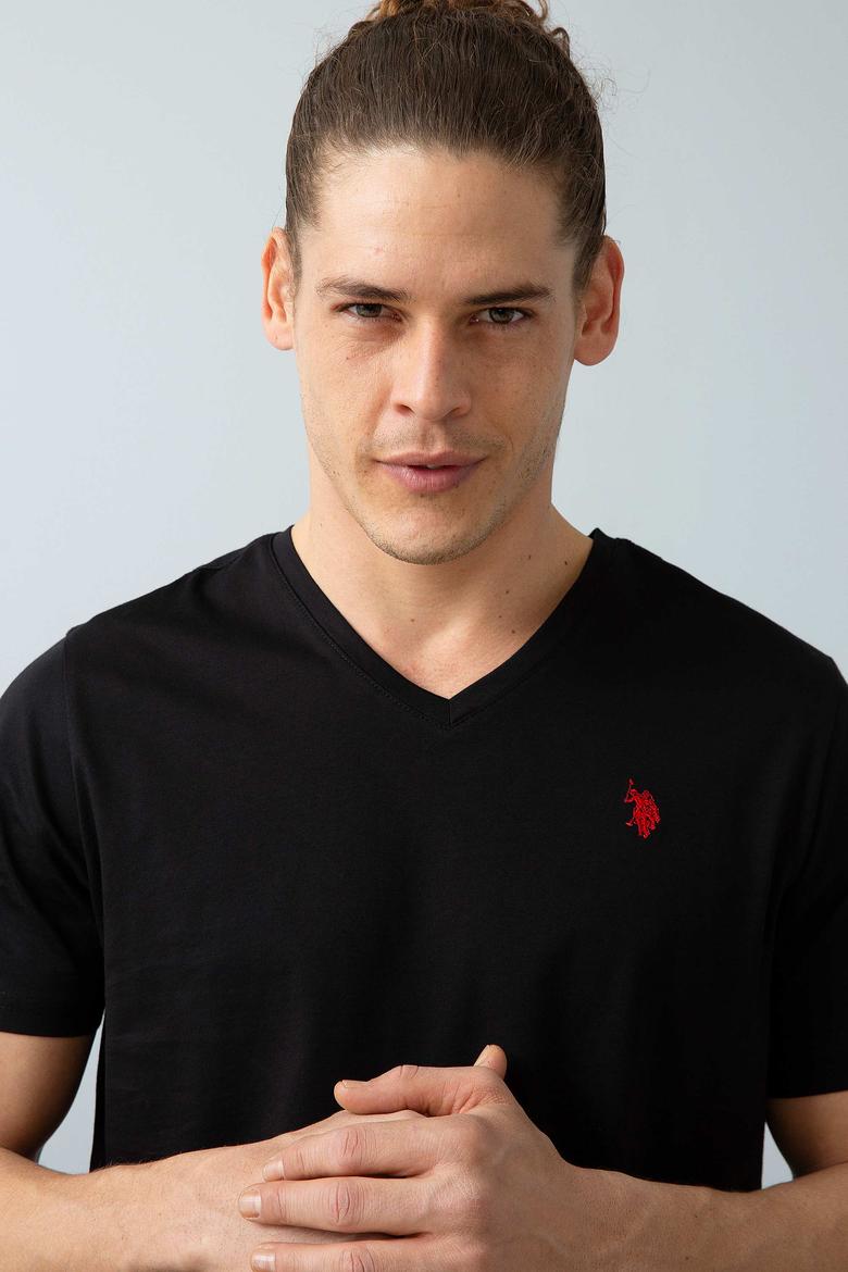 Erkek Siyah Basic Tişört - 50199834013