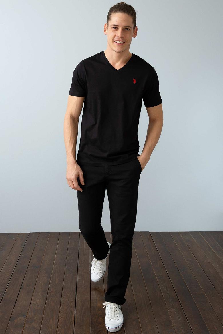 Erkek Siyah Basic Tişört - 50199834013