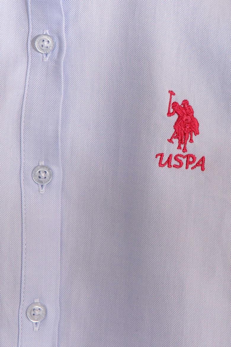 Kız Çocuk Mavi Dokuma Elbise - 50199858006