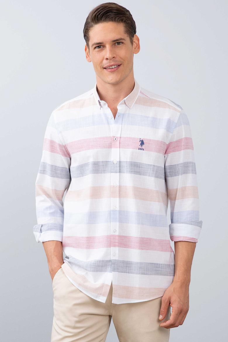 Erkek Kırmızı Gömlek Uzunkol