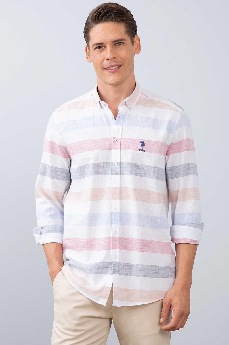 Erkek Kırmızı Gömlek Uzunkol