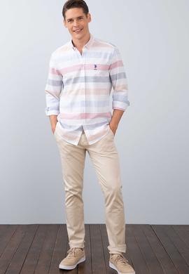 Erkek Kırmızı Gömlek Uzunkol - 50199864005