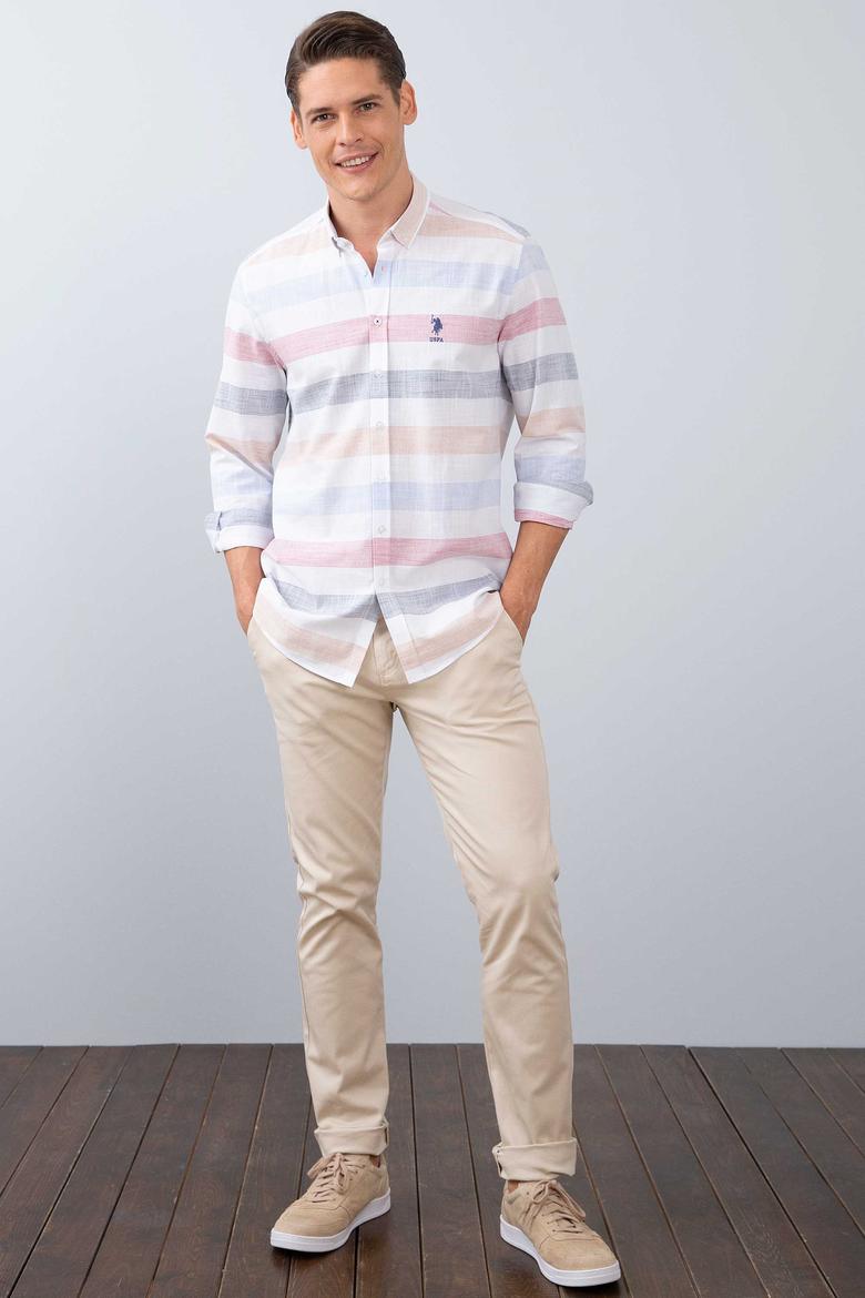 Erkek Kırmızı Gömlek Uzunkol - 50199864005