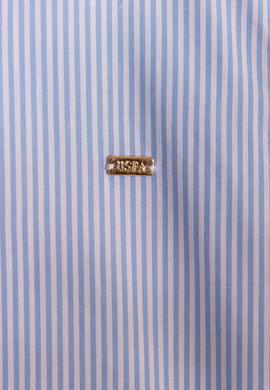 Kız Çocuk Mavi Çizgili Gömlek - 50199871011