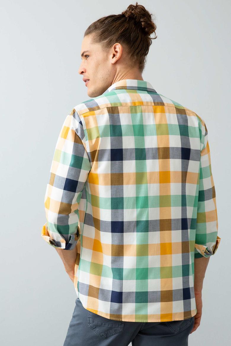 Erkek Sarı Gömlek Uzunkol - 50199880047