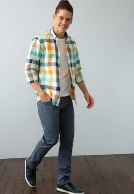 Erkek Sarı Gömlek Uzunkol - 50199880047