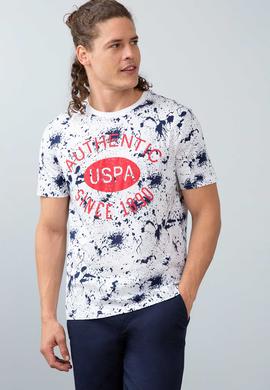 Erkek Lacivert Bisiklet Yaka T-Shirt - 50199886011