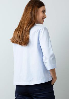 Kadın Mavi Gömlek Uzunkol - 50199916030