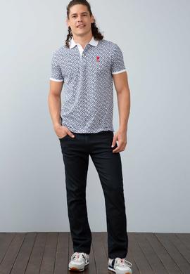 Erkek Lacivert Polo Yaka T-Shirt - 50199922051